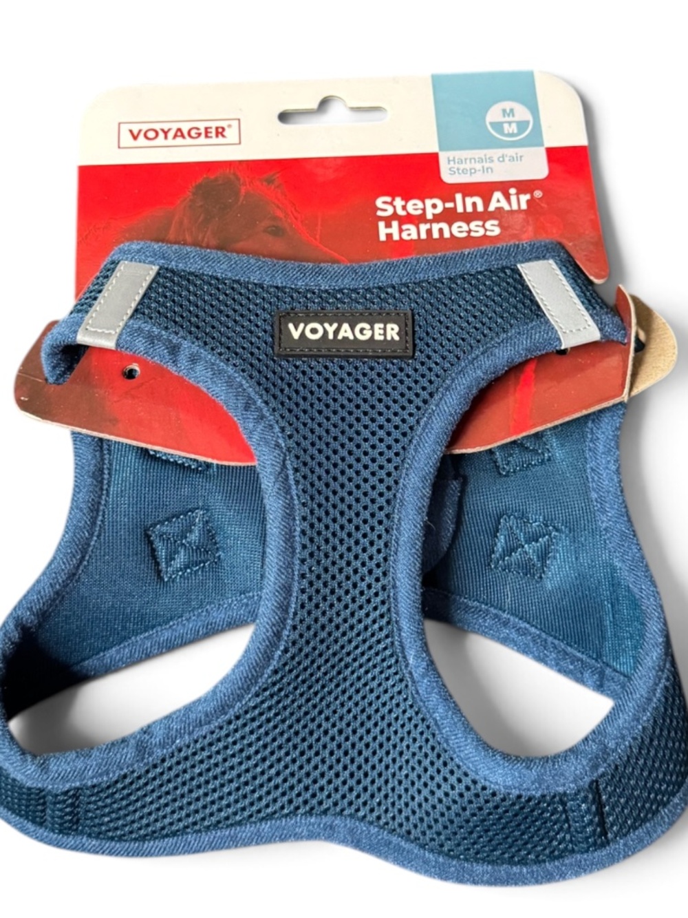 Voyager Step In Air Mesh Dog Harness Medium Navy Blue NWT